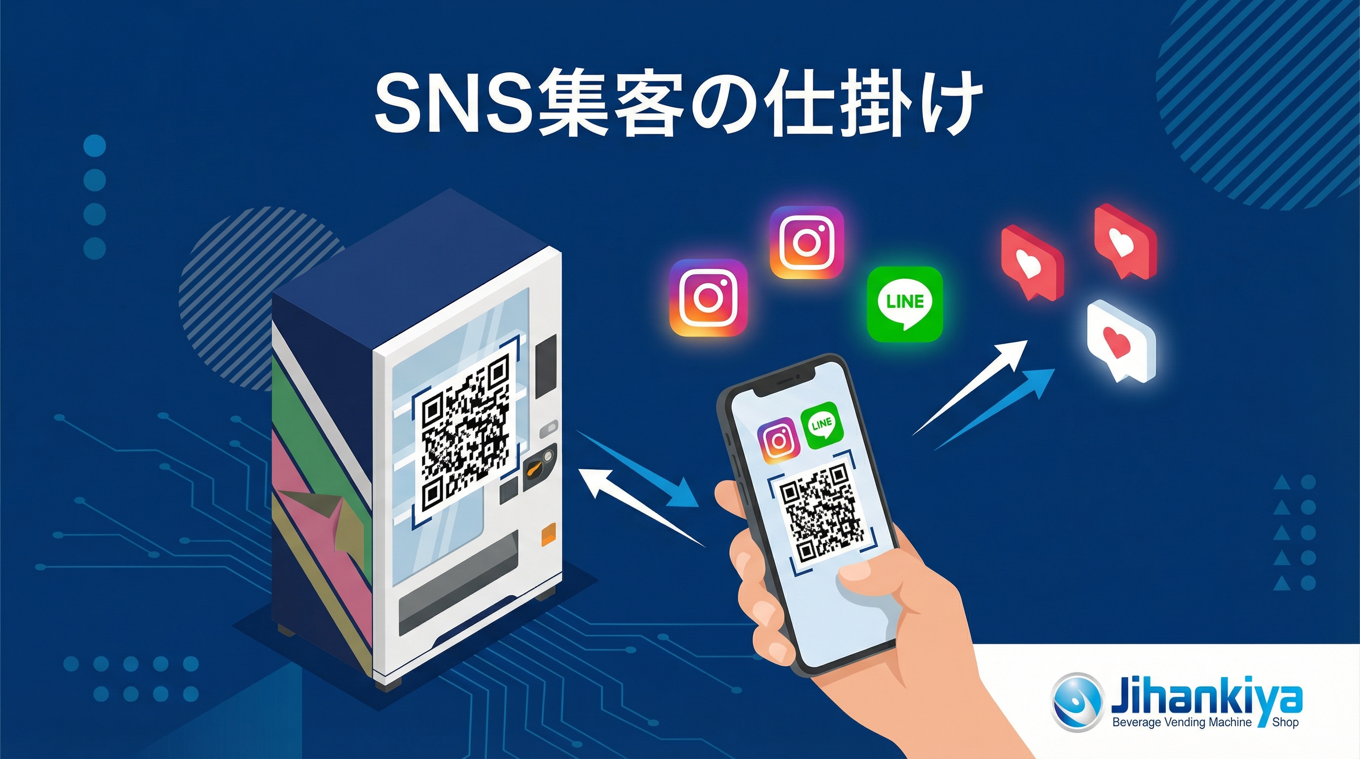 SNS集客の仕掛け|QRコード×Instagram×LINE連携